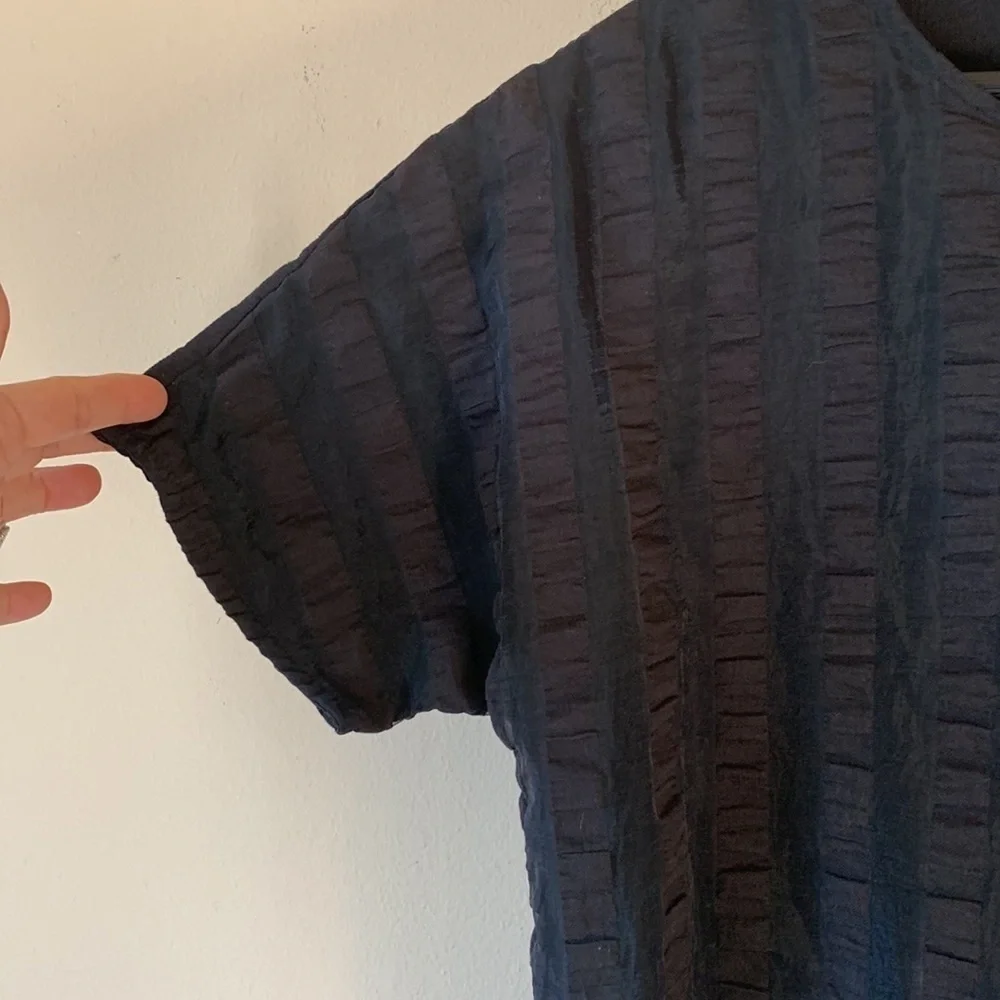 Caara Women Throwing Shade Pullover Relaxed Midi Dress Small Capsule Minimal - Picture 11 of 14